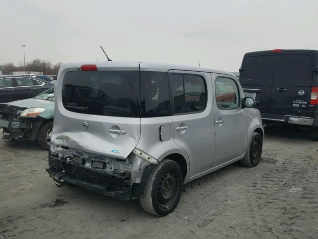 JN8AZ2KR2ET350547 - 2014 NISSAN CUBE S SILVER photo 4