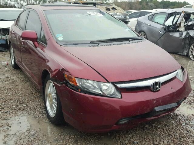 1HGFA16816L068231 - 2006 HONDA CIVIC EX წითელი ფოტო 1