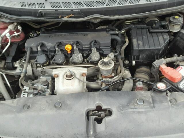 1HGFA16816L068231 - 2006 HONDA CIVIC EX წითელი ფოტო 7