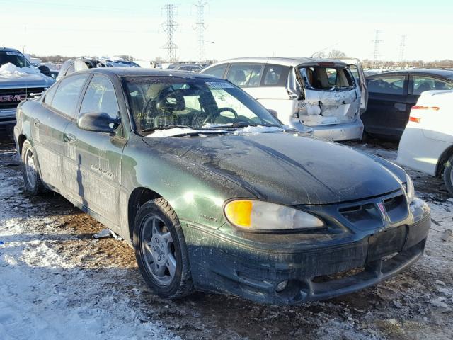 1G2NW52E52M608932 - 2002 PONTIAC GRAND AM G GREEN photo 1