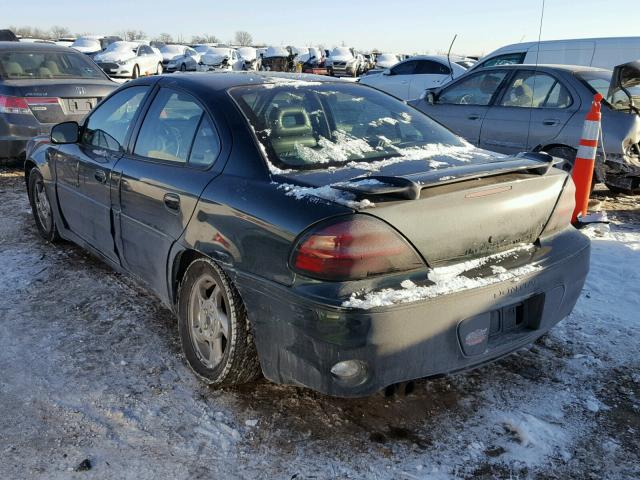 1G2NW52E52M608932 - 2002 PONTIAC GRAND AM G GREEN photo 3