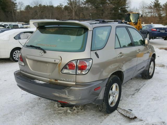 JTJHF10U210191381 - 2001 LEXUS RX 300 GOLD photo 4