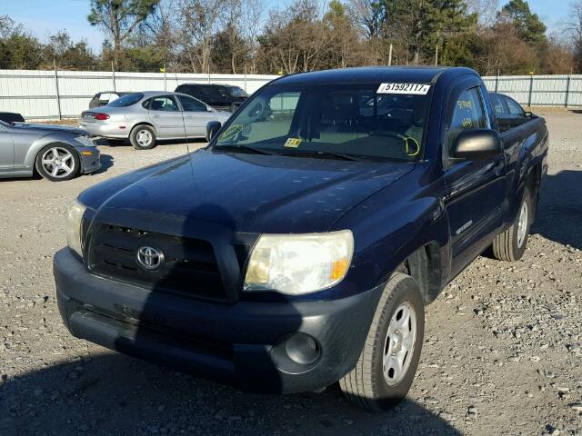 5TENX22N66Z291800 - 2006 TOYOTA TACOMA BLUE photo 2