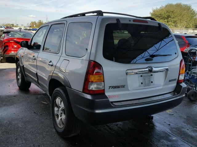 4F2CZ06164KM12629 - 2004 MAZDA TRIBUTE ES SILVER photo 3