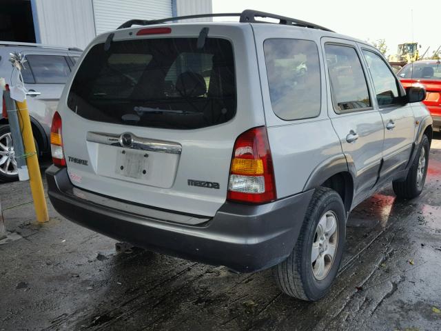 4F2CZ06164KM12629 - 2004 MAZDA TRIBUTE ES SILVER photo 4