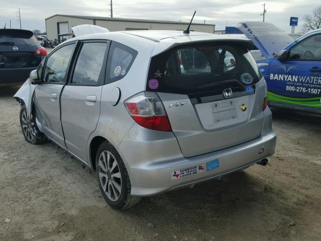 JHMGE8H60CC026333 - 2012 HONDA FIT SPORT SILVER photo 3