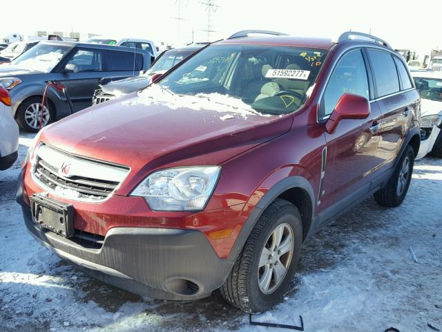 3GSCL33P28S587759 - 2008 SATURN VUE XE MAROON photo 2