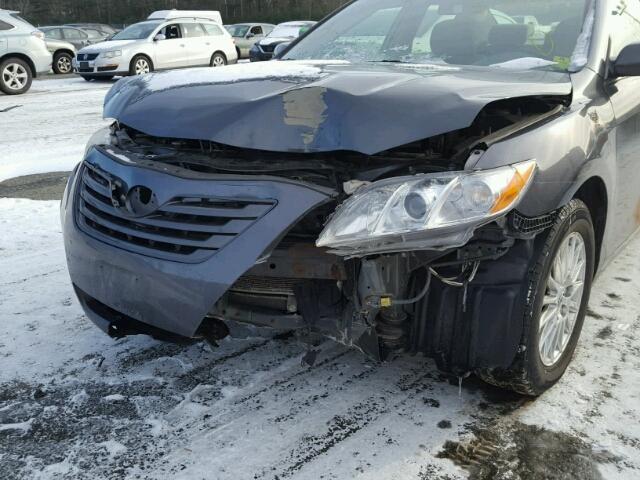 4T1BE46K18U760710 - 2008 TOYOTA CAMRY CE GRAY photo 9