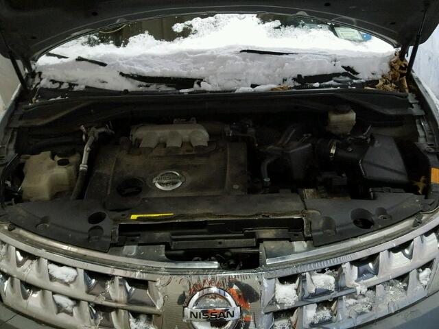 JN8AZ08W26W550426 - 2006 NISSAN MURANO SL GRAY photo 7