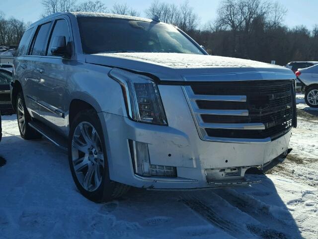 1GYS4MKJ8FR564388 - 2015 CADILLAC ESCALADE L SILVER photo 1