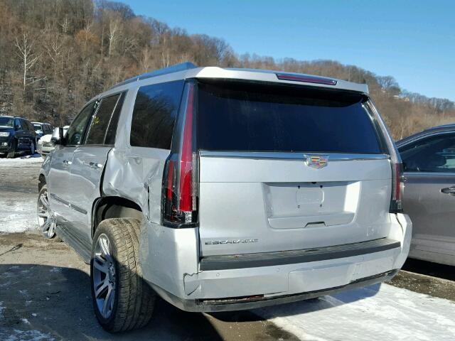 1GYS4MKJ8FR564388 - 2015 CADILLAC ESCALADE L SILVER photo 3