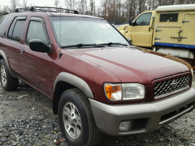 JN8DR07Y41W505139 - 2001 NISSAN PATHFINDER BURGUNDY photo 1