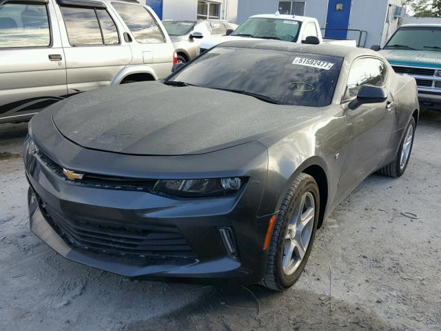 1G1FD1RS4H0112670 - 2017 CHEVROLET CAMARO LT GRAY photo 2