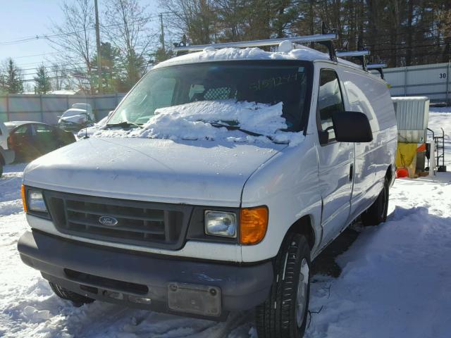 1FTNE24W46HB40418 - 2006 FORD ECONOLINE WHITE photo 2