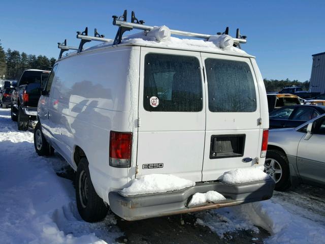 1FTNE24W46HB40418 - 2006 FORD ECONOLINE WHITE photo 3