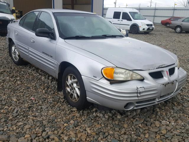 1G2NF52E01M650925 - 2001 PONTIAC GRAND AM S SILVER photo 1