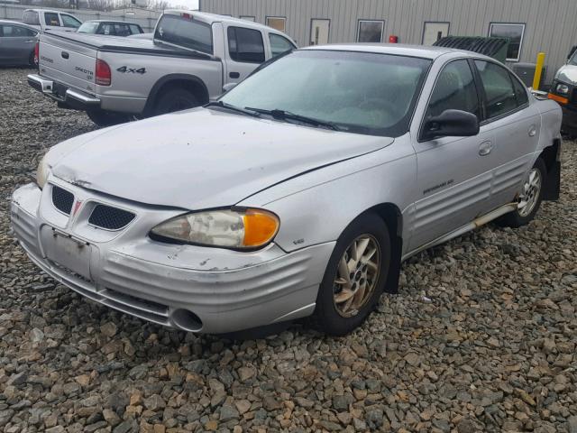 1G2NF52E01M650925 - 2001 PONTIAC GRAND AM S SILVER photo 2