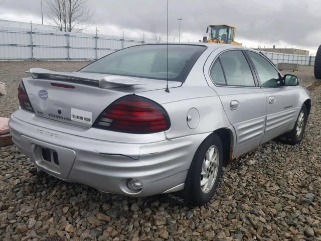 1G2NF52E01M650925 - 2001 PONTIAC GRAND AM S SILVER photo 4