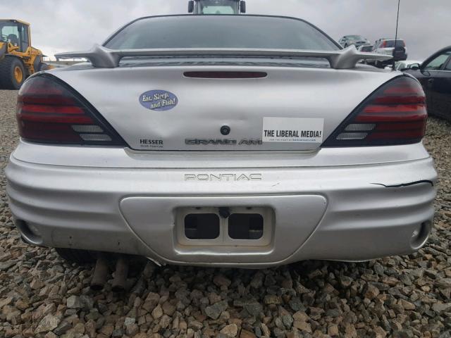 1G2NF52E01M650925 - 2001 PONTIAC GRAND AM S SILVER photo 9