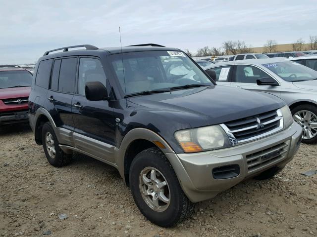 JA4MW31R72J066938 - 2002 MITSUBISHI MONTERO XL BLACK photo 1