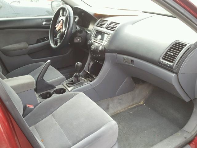 1HGCM55376A051842 - 2006 HONDA ACCORD SE MAROON photo 5