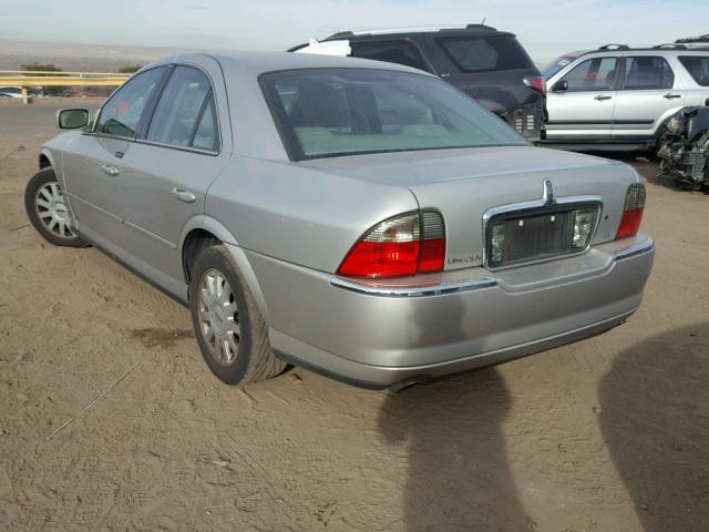 1LNHM86S94Y621688 - 2004 LINCOLN LS SILVER photo 3