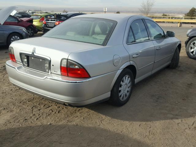 1LNHM86S94Y621688 - 2004 LINCOLN LS SILVER photo 4