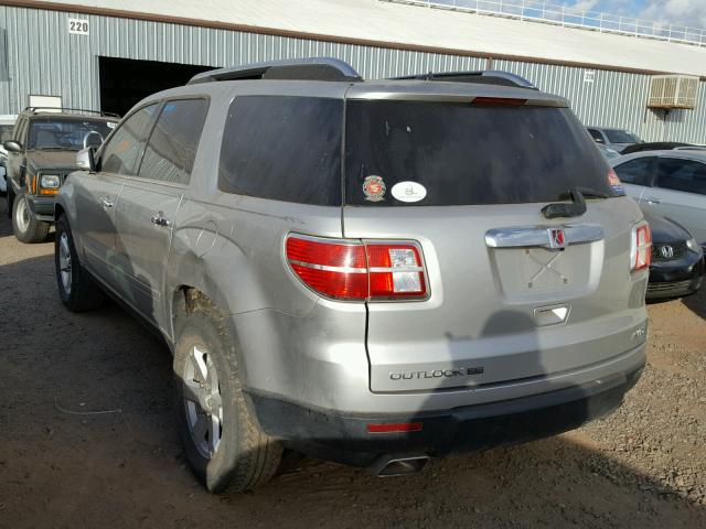5GZEV237X8J156725 - 2008 SATURN OUTLOOK XR ვერცხლისფერი ფოტო 3