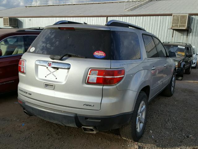 5GZEV237X8J156725 - 2008 SATURN OUTLOOK XR ვერცხლისფერი ფოტო 4