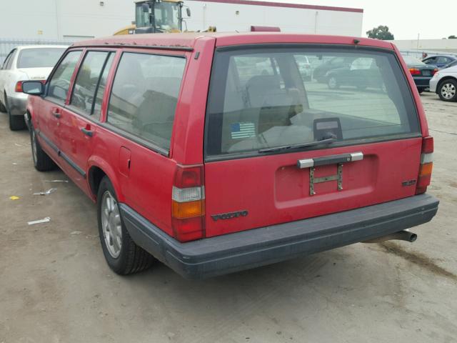 YV1JW8611R1097079 - 1994 VOLVO 940 RED photo 3