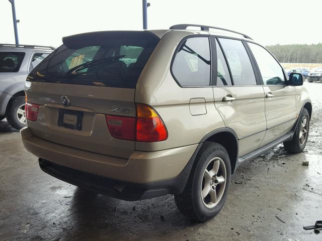 5UXFA53563LV86569 - 2003 BMW X5 3.0I GOLD photo 4