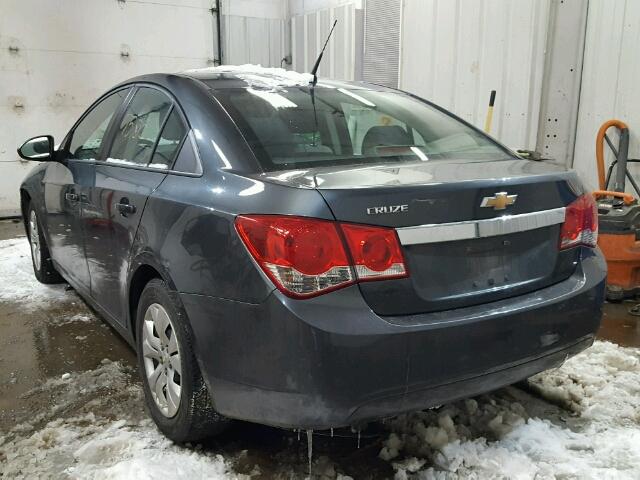 1G1PB5SH0D7197640 - 2013 CHEVROLET CRUZE LS GRAY photo 3