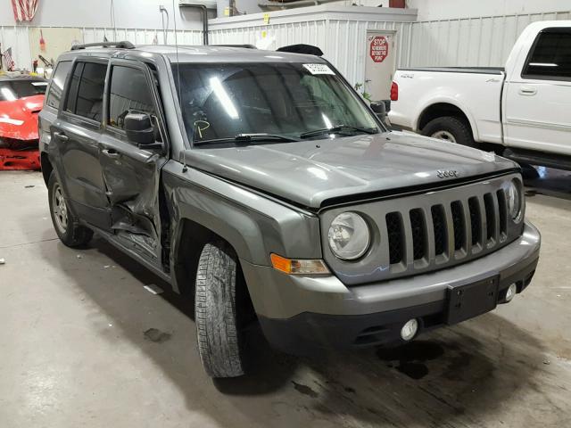 1C4NJPBA0ED593540 - 2014 JEEP PATRIOT SP GRAY photo 1