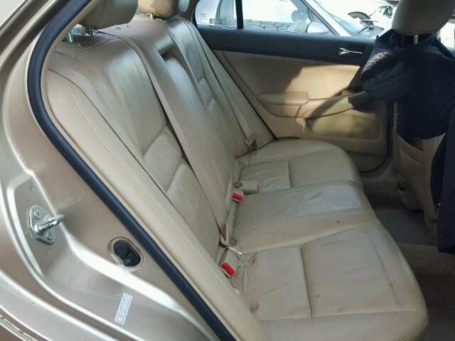 1HGCM56817A115918 - 2007 HONDA ACCORD EX GOLD photo 6