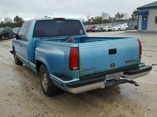 2GTEC19H6R1528316 - 1994 GMC SIERRA C15 BLUE photo 3