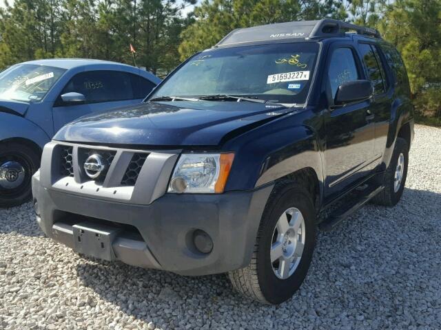 5N1AN08U37C533784 - 2007 NISSAN XTERRA OFF BLUE photo 2