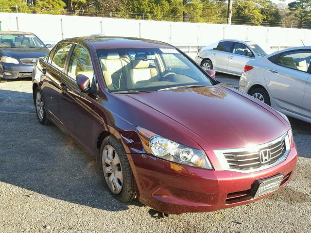 1HGCP26889A071960 - 2009 HONDA ACCORD EXL BURGUNDY photo 1