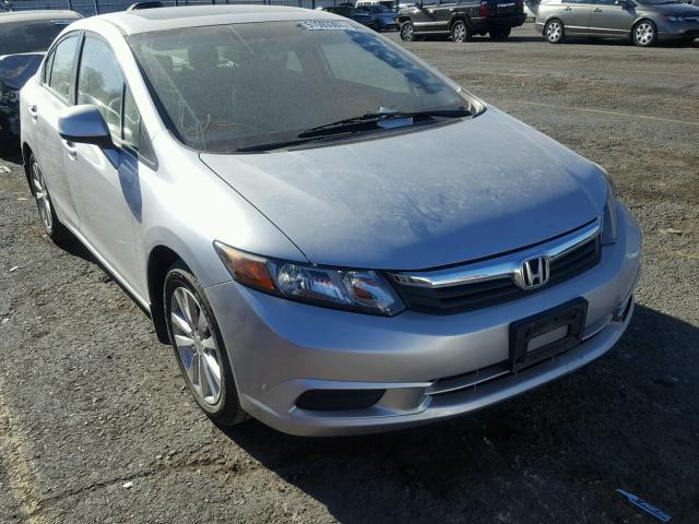 19XFB2F96CE338360 - 2012 HONDA CIVIC EXL Srebrny zdjęcie 1