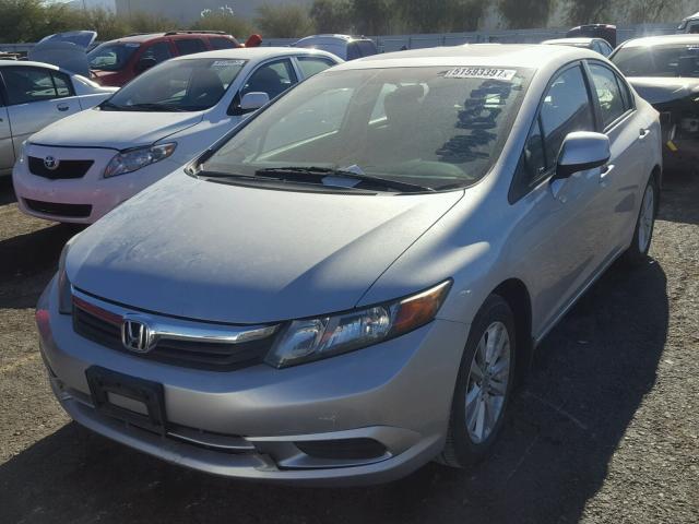 19XFB2F96CE338360 - 2012 HONDA CIVIC EXL SILVER photo 2