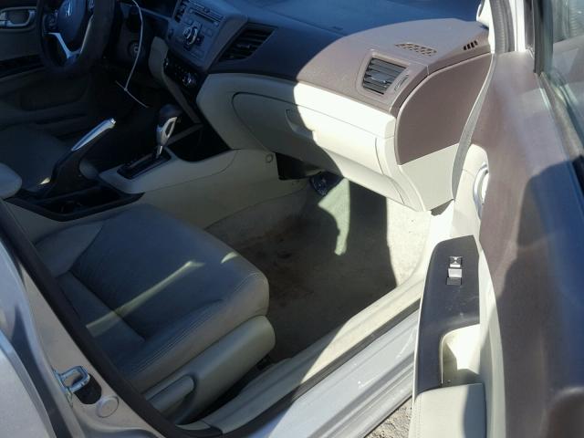 19XFB2F96CE338360 - 2012 HONDA CIVIC EXL Srebrny zdjęcie 5