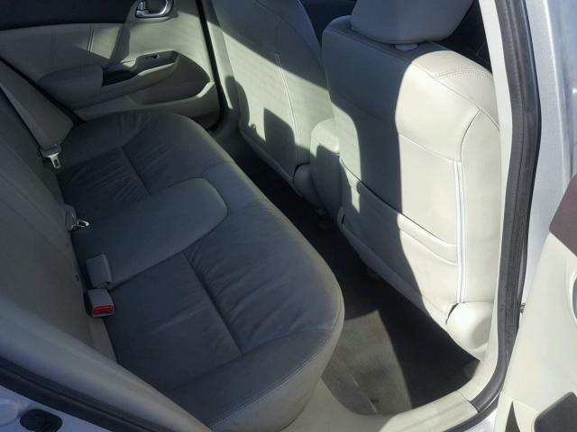 19XFB2F96CE338360 - 2012 HONDA CIVIC EXL Srebrny zdjęcie 6