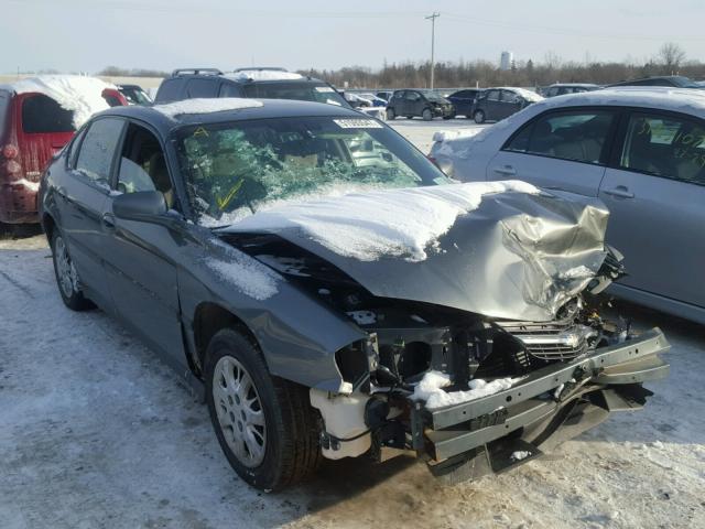 2G1WF52E359212539 - 2005 CHEVROLET IMPALA GRAY photo 1