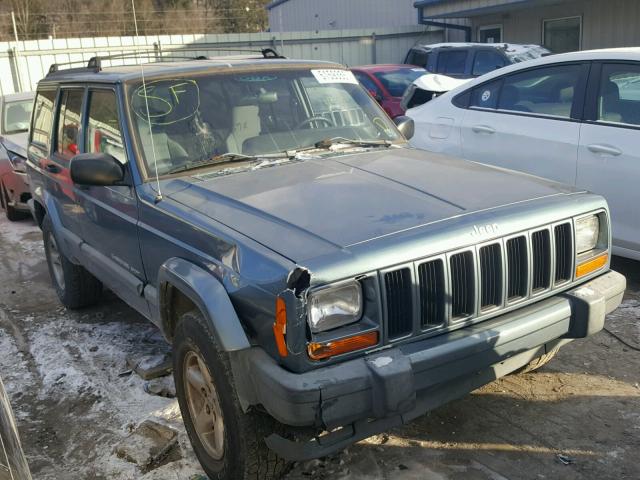 1J4FF68S2XL545041 - 1999 JEEP CHEROKEE S BLUE photo 1