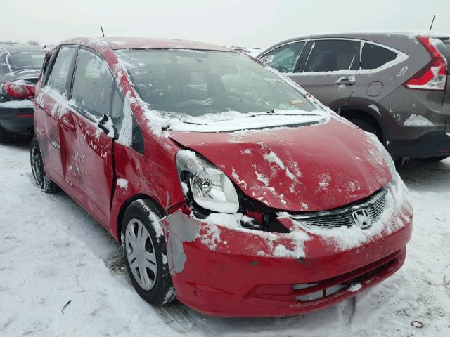 JHMGE8H27AS007035 - 2010 HONDA FIT RED photo 1