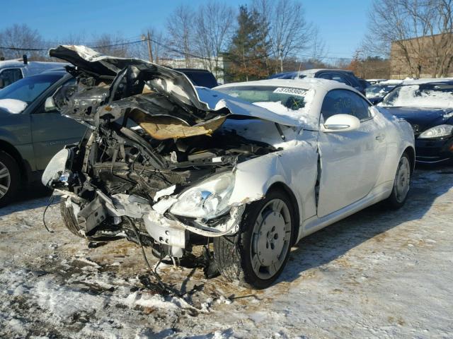 JTHFN48Y930042232 - 2003 LEXUS SC 430 WHITE photo 2