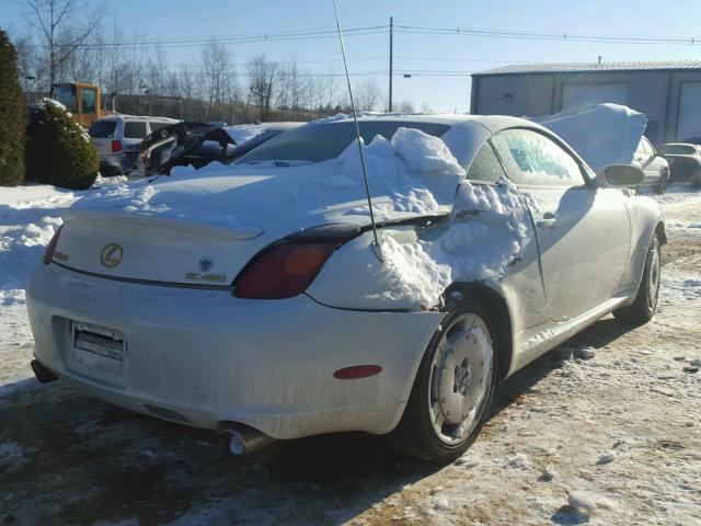 JTHFN48Y930042232 - 2003 LEXUS SC 430 WHITE photo 4