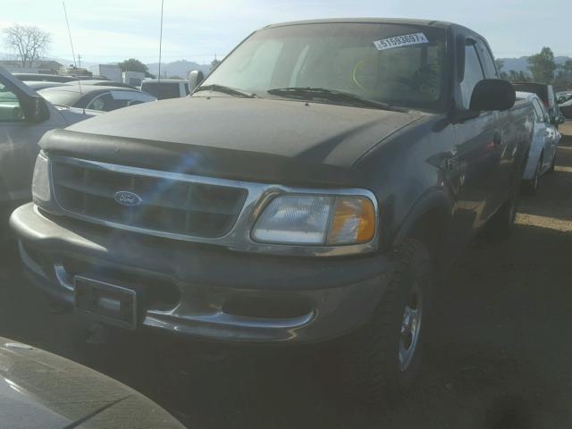 1FTDX1867VKA30250 - 1997 FORD F150 BLACK photo 2