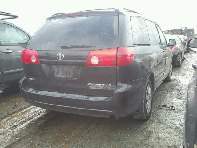 5TDZK23C59S271973 - 2009 TOYOTA SIENNA CE BLACK photo 4