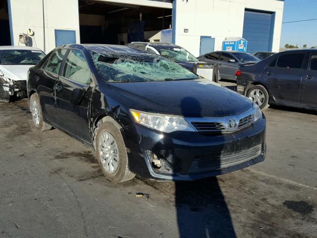 4T4BF1FK7ER345436 - 2014 TOYOTA CAMRY L BLACK photo 1