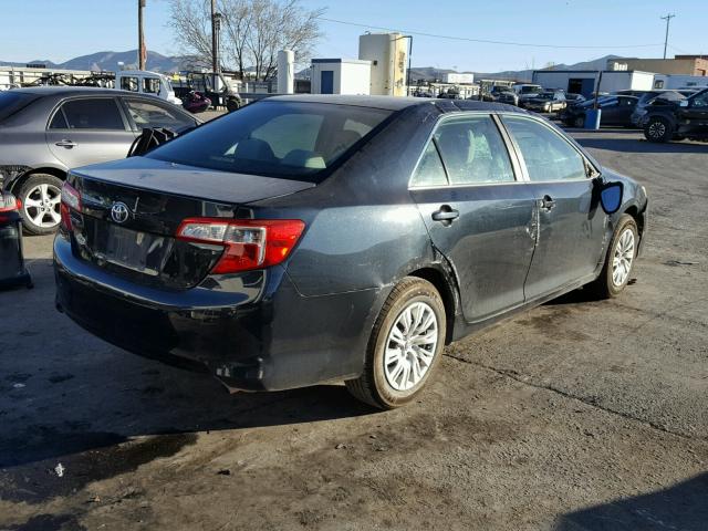 4T4BF1FK7ER345436 - 2014 TOYOTA CAMRY L BLACK photo 4